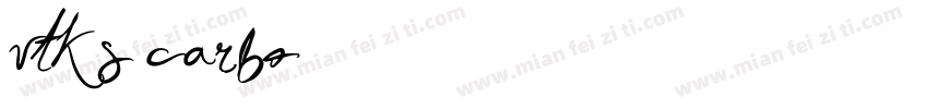 vtks carbo 753字体转换